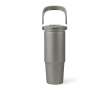 Bouteille isotherme en acier inoxydable recyclé avec poignée de 880 ml couleur gris