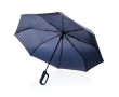 Parapluie en RPET résistant au vent avec poignée à clip Ø97 couleur bleu marine
