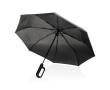 Parapluie en RPET résistant au vent avec poignée à clip Ø97 couleur noir