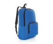 Sac à dos pliable en RPET léger avec compartiment frontal couleur bleu roi