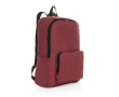 Sac à dos pliable en RPET léger avec compartiment frontal couleur rouge
