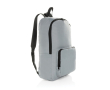 Sac à dos pliable en RPET léger avec compartiment frontal couleur gris