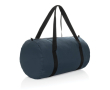 Sac de sport pliable en RPET avec pochette de rangement couleur bleu marine
