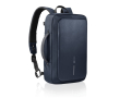 Sac à dos antivol en RPET convertible en mallette pour PC 16\" couleur bleu marine