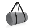 Sac de sport pliable en RPET avec pochette de rangement couleur gris