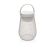 Lampe de bureau en plastique recyclé avec 3 modes de luminosité IPX4 couleur gris