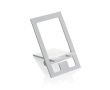 Support de téléphone pliable en plastique recyclé couleur blanc