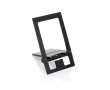 Support de téléphone pliable en plastique recyclé couleur noir