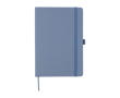 Carnet en carton et résidus biologiques, 80 feuilles lignées A5 couleur bleu