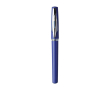 Stylo avec capuchon transparent et encre gel noire couleur bleu ultramarine