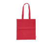 Sac en coton 100% recyclé, disponible en plusieurs couleurs, 120 g/m² couleur rouge
