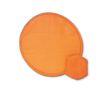 Disque souple et pliable en nylon dans un étui assorti couleur orange