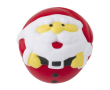 Balle anti-stress publicitaire en forme de Père Noël Santa couleur rouge