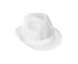 Chapeau en plastique de différentes couleurs, ruban non inclus couleur blanc