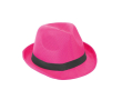 Chapeau en PP de différentes couleurs, ruban non inclus couleur fuchsia