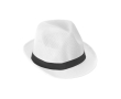 Chapeau en PP de différentes couleurs, ruban non inclus couleur blanc