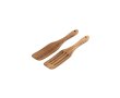 Ensemble de 2 couverts en bois d'acacia certifié FSC™ couleur bois foncé