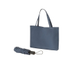 Parapluie pliable en polyester recyclé 190T automatique Ø97 cm couleur bleu