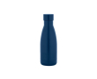 Gourde isotherme en acier inoxydable recyclé à 93 % anti-fuite 400 ml couleur bleu marine