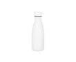 Gourde isotherme en acier inoxydable recyclé à 93 % anti-fuite 400 ml couleur blanc