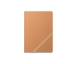 Carnet couverture rigide en papier kraft et coins arrondis format A5 couleur marron clair