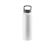 Gourde en acier inoxydable recyclé à 90 % avec double paroi 1,2 L couleur blanc