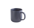 Tasse en céramique pour café, finition mate et effet rustique 90 ml couleur bleu marine