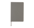 Carnet rigide avec certification FSC A5 avec pages lignées Hard Forest couleur gris