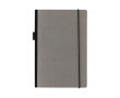 Carnet avec poche et certificat FSC® A5 pages lignées Deluxe Forest couleur gris