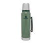 Bouteille Stanley Classic en acier inoxydable avec gobelet 1L couleur vert foncé