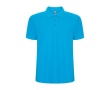 Polo homme en coton et polyester piqué 190 g/m2 Roly couleur turquoise