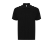Polo unisexe en coton et polyester piqué avec poche 190 g/m² Roly couleur noir