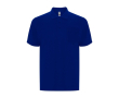 Polo unisexe en coton et polyester piqué avec poche 190 g/m² Roly couleur bleu