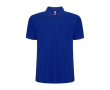 Polo homme en coton et polyester piqué 190 g/m2 Roly couleur bleu
