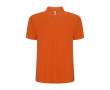 Polo homme en coton et polyester piqué 190 g/m2 Roly couleur orange