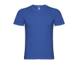 T-shirt à manches courtes col en V en coton pour homme 155 g/m² Roly couleur bleu roi