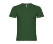 T-shirt à manches courtes col en V en coton pour homme 155 g/m² Roly couleur vert bouteille