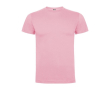T-shirt à manches courtes en coton pour homme 165 g/m² Roly couleur rose clair