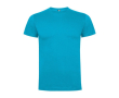 T-shirt à manches courtes en coton pour homme 165 g/m² Roly couleur turquoise
