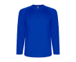 T-shirt de sport à manches longues pour homme 150 g/m² Roly couleur bleu