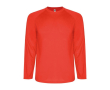 T-shirt de sport à manches longues pour homme 150 g/m² Roly couleur rouge