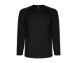 T-shirt de sport à manches longues pour homme 150 g/m² Roly couleur noir
