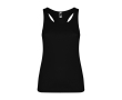 Gilet de sport pour femme en tissu technique 140 g/m² Roly couleur noir