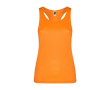 Gilet de sport pour femme en tissu technique 140 g/m² Roly couleur orange fluorescent