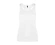 Gilet de sport pour femme en tissu technique 140 g/m² Roly couleur blanc