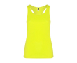 Gilet de sport pour femme en tissu technique 140 g/m² Roly couleur jaune fluorescent