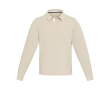 Polo unisexe en coton biologique style rugby 280 g/m² Elevate NXT couleur ivoire