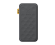 Batterie externe avec design en relief et charge rapide 10 000 mAh couleur noir