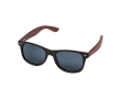 Lunettes de soleil rétro fabriquées en partie à partir de café couleur marron foncé