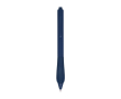 Stylo en plastique recyclé avec corps en caoutchouc encre noire couleur bleu marine
